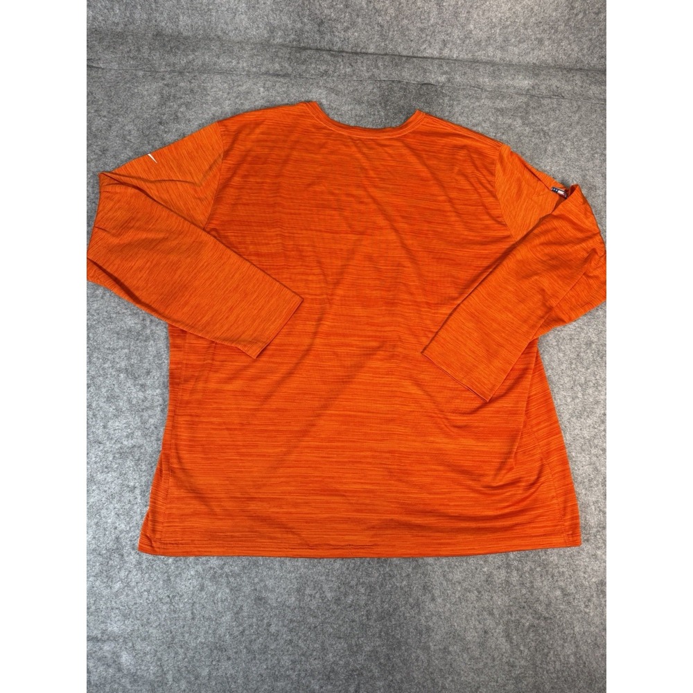 Nike Miami Dolphins NFL On Field Dri-FIT Long Sleeve Shirt Orange Men's 3XL - Picture 6 of 6